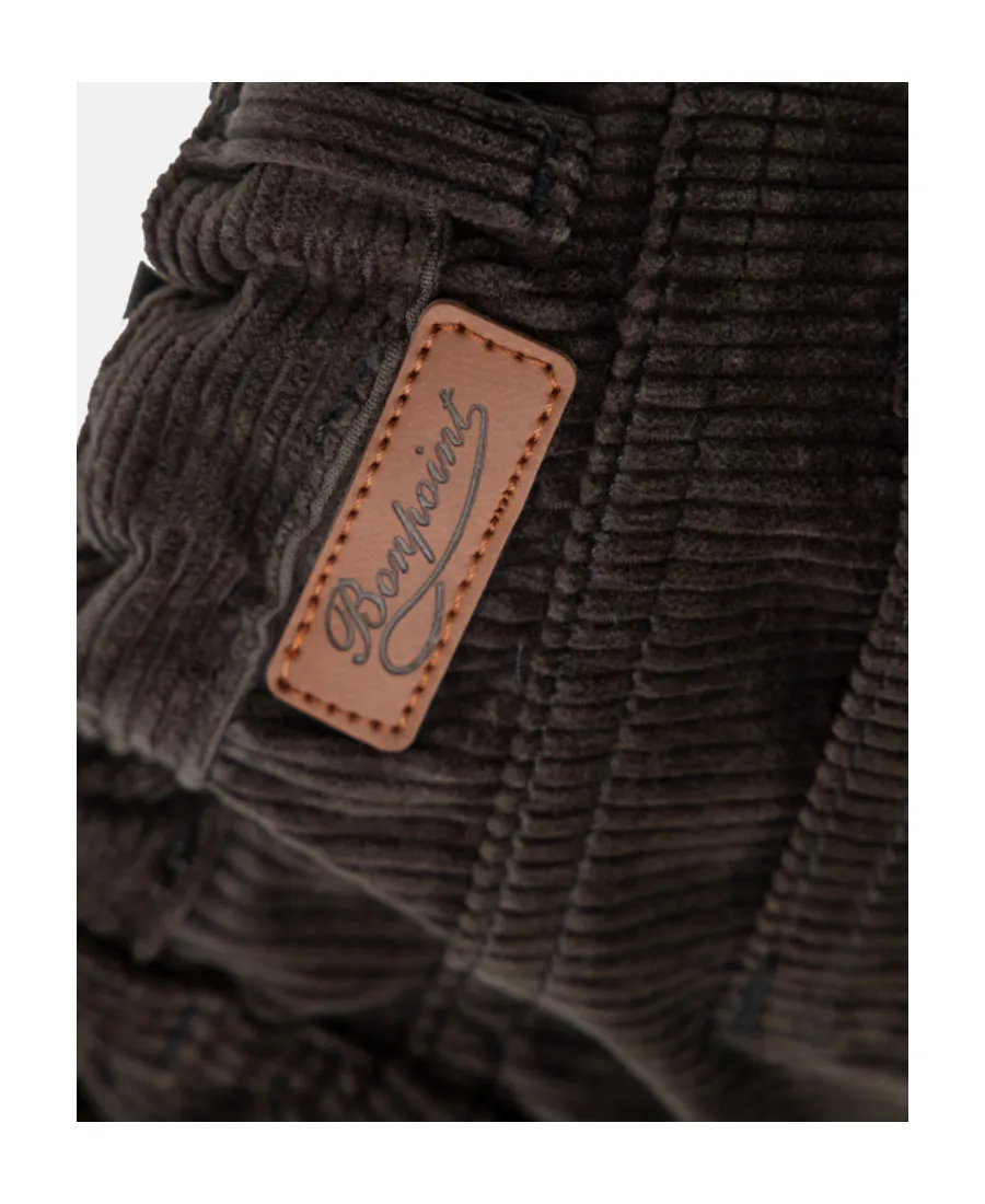 Straight-Leg Corduroy Trousers