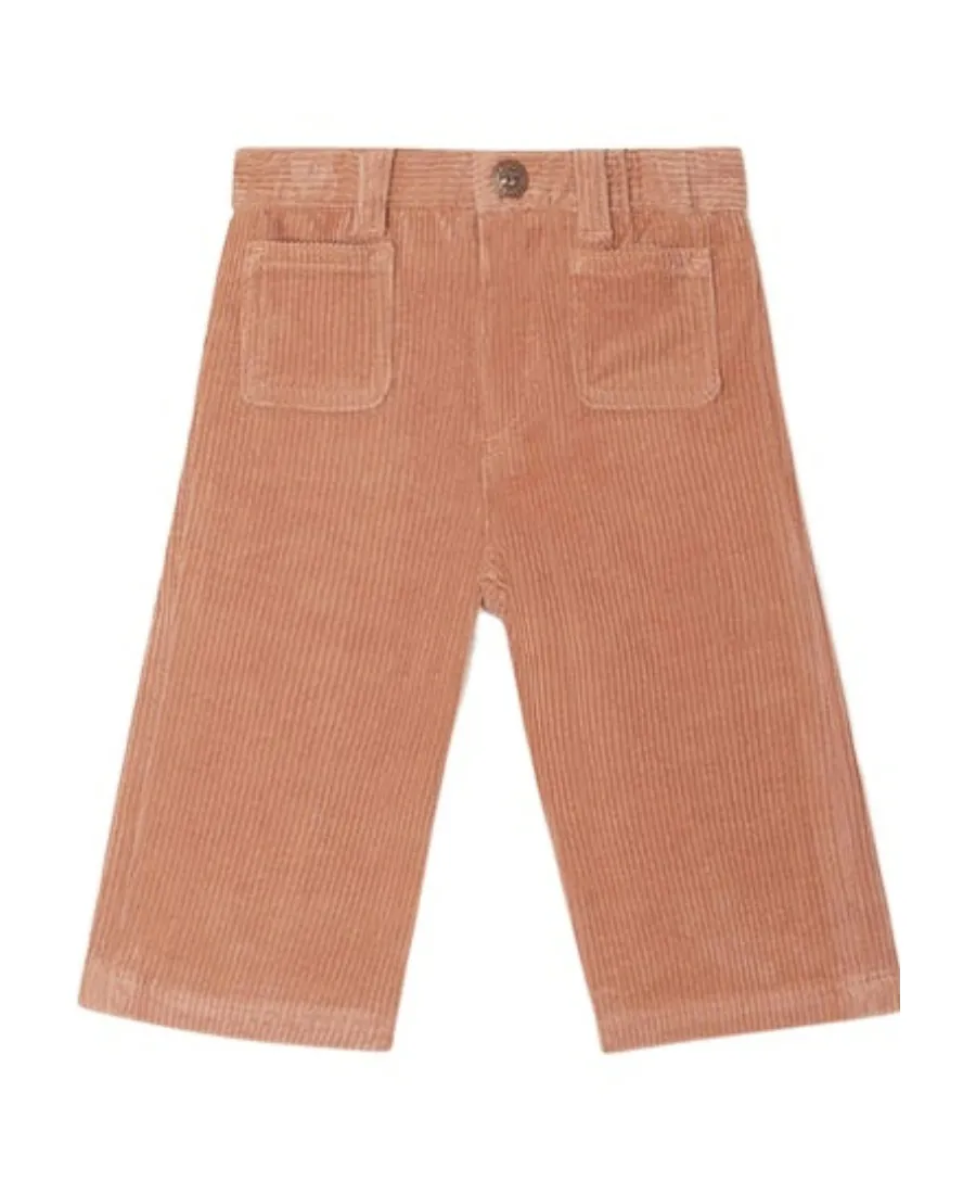 Wide-Leg Corduroy Trousers