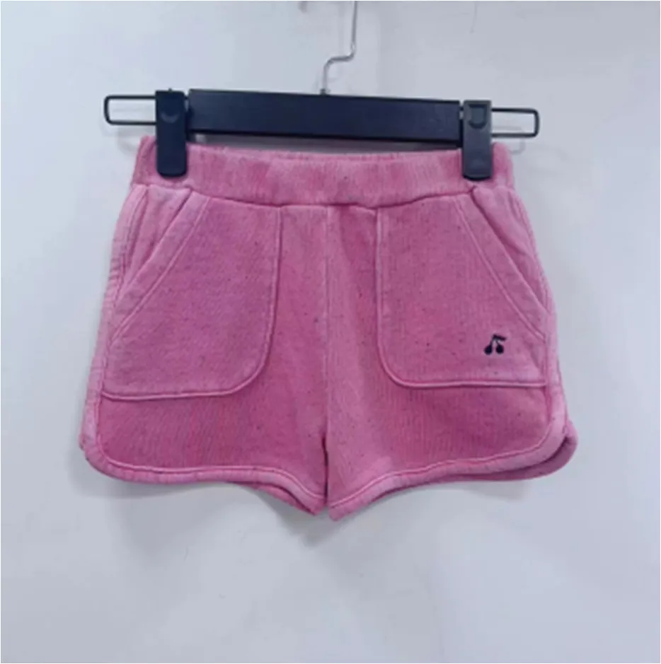Arial Embroidered-Logo Shorts