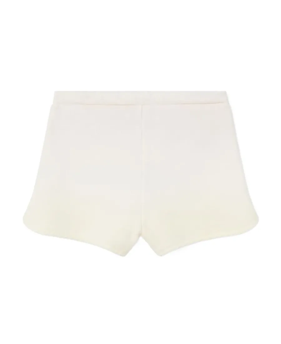 Elasticated-Waistband Shorts