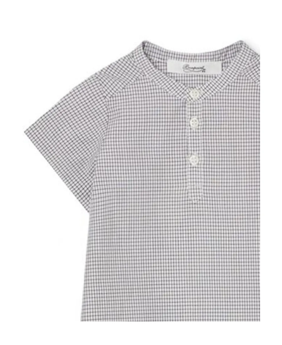 Checked Short-Sleeve Shirt