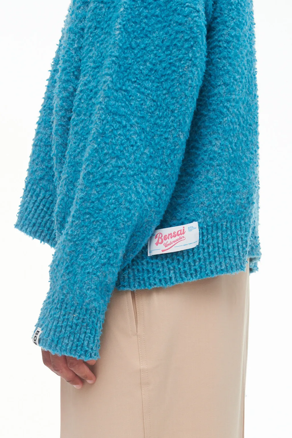 Crew-Neck Logo Tag Jumper