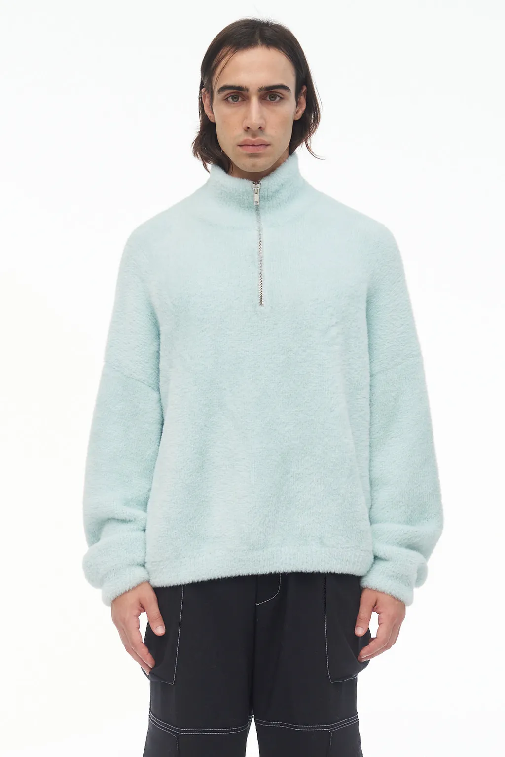 Semi-Zipper Sweater