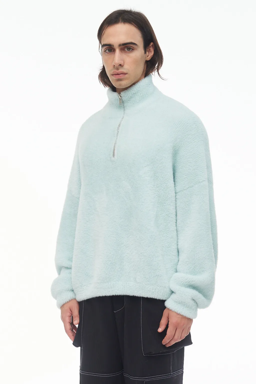 Semi-Zipper Sweater