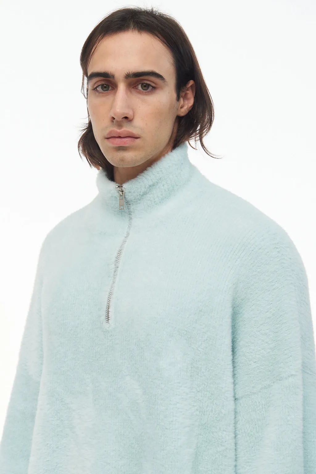 Semi-Zipper Sweater