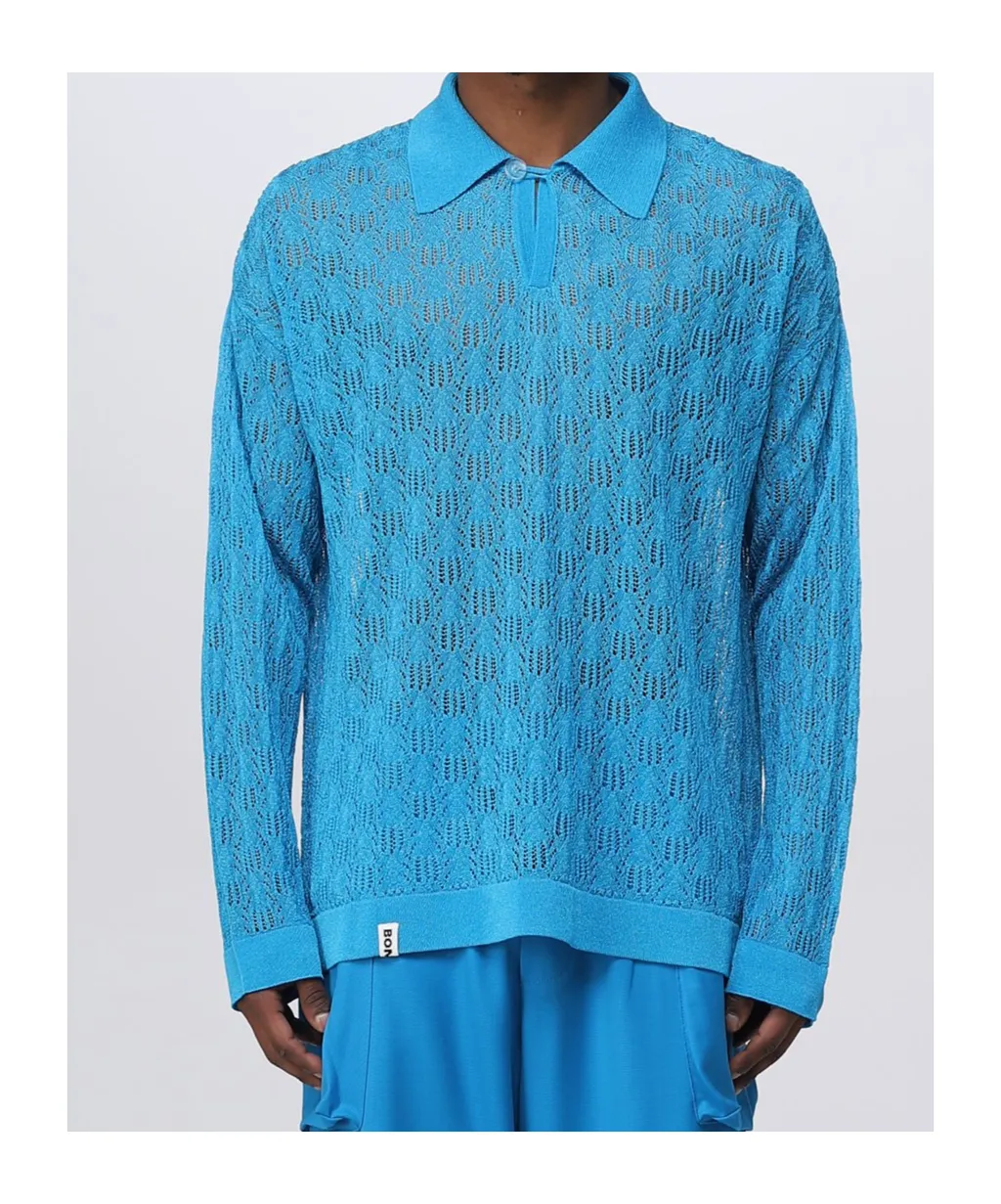 Long-Sleeved Polo Shirt