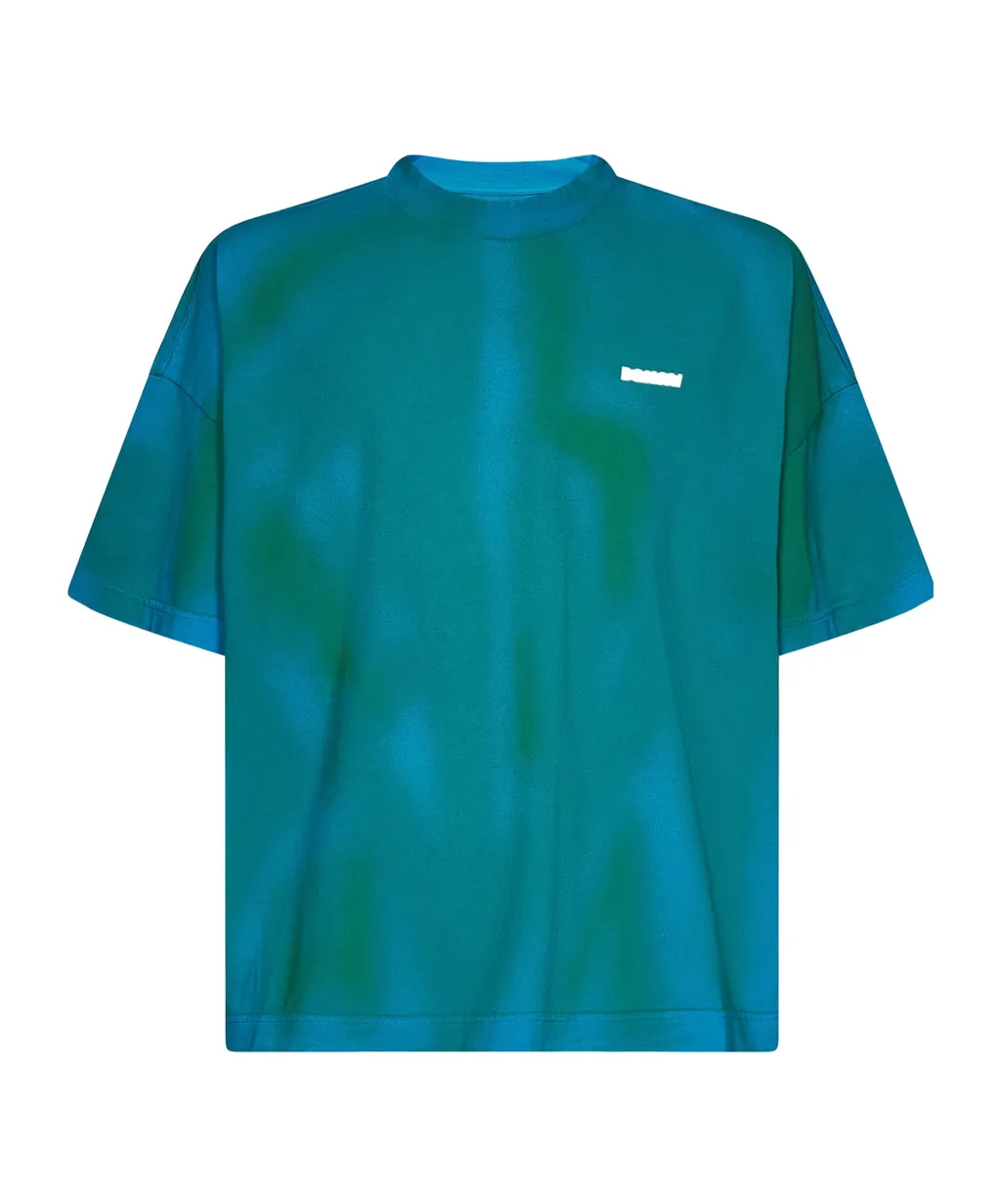 Logo-Print Abstract Pattern T-Shirt