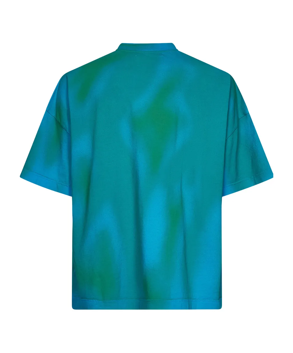 Logo-Print Abstract Pattern T-Shirt