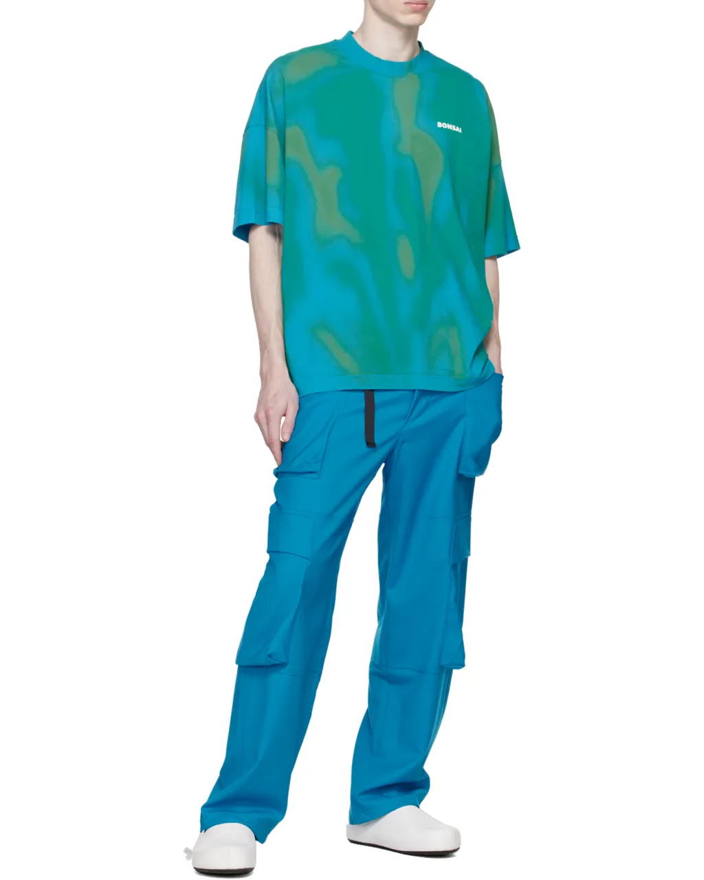 Logo-Print Abstract Pattern T-Shirt