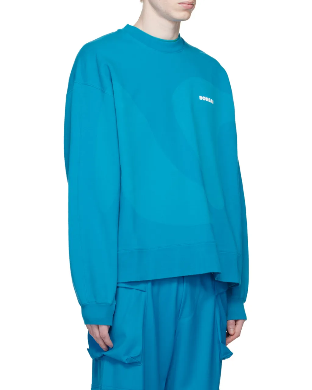 Logo-Print Tonal-Design Sweatshirt