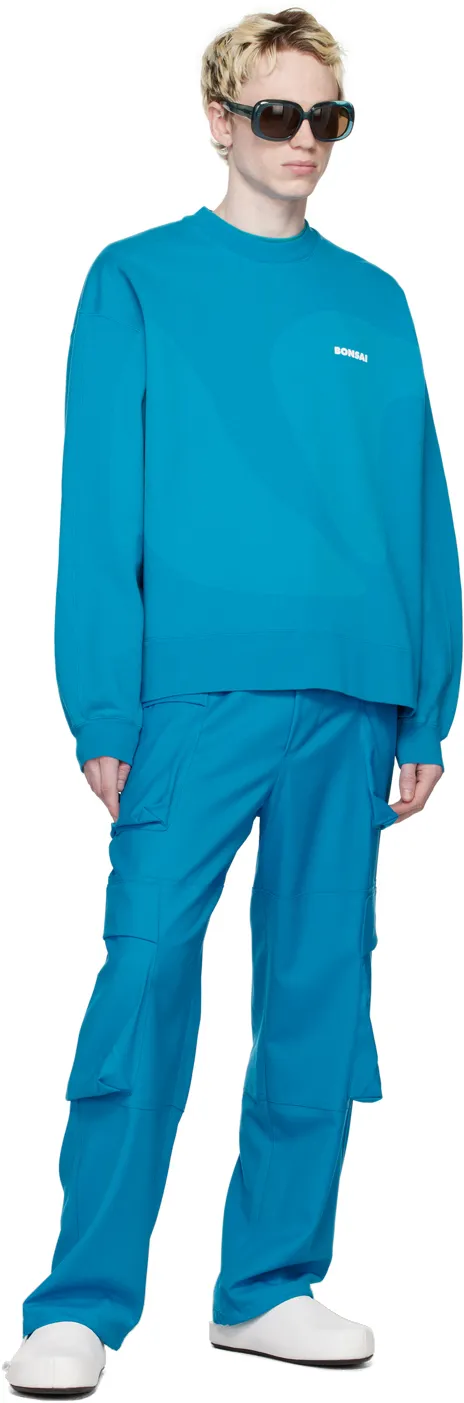 Logo-Print Tonal-Design Sweatshirt