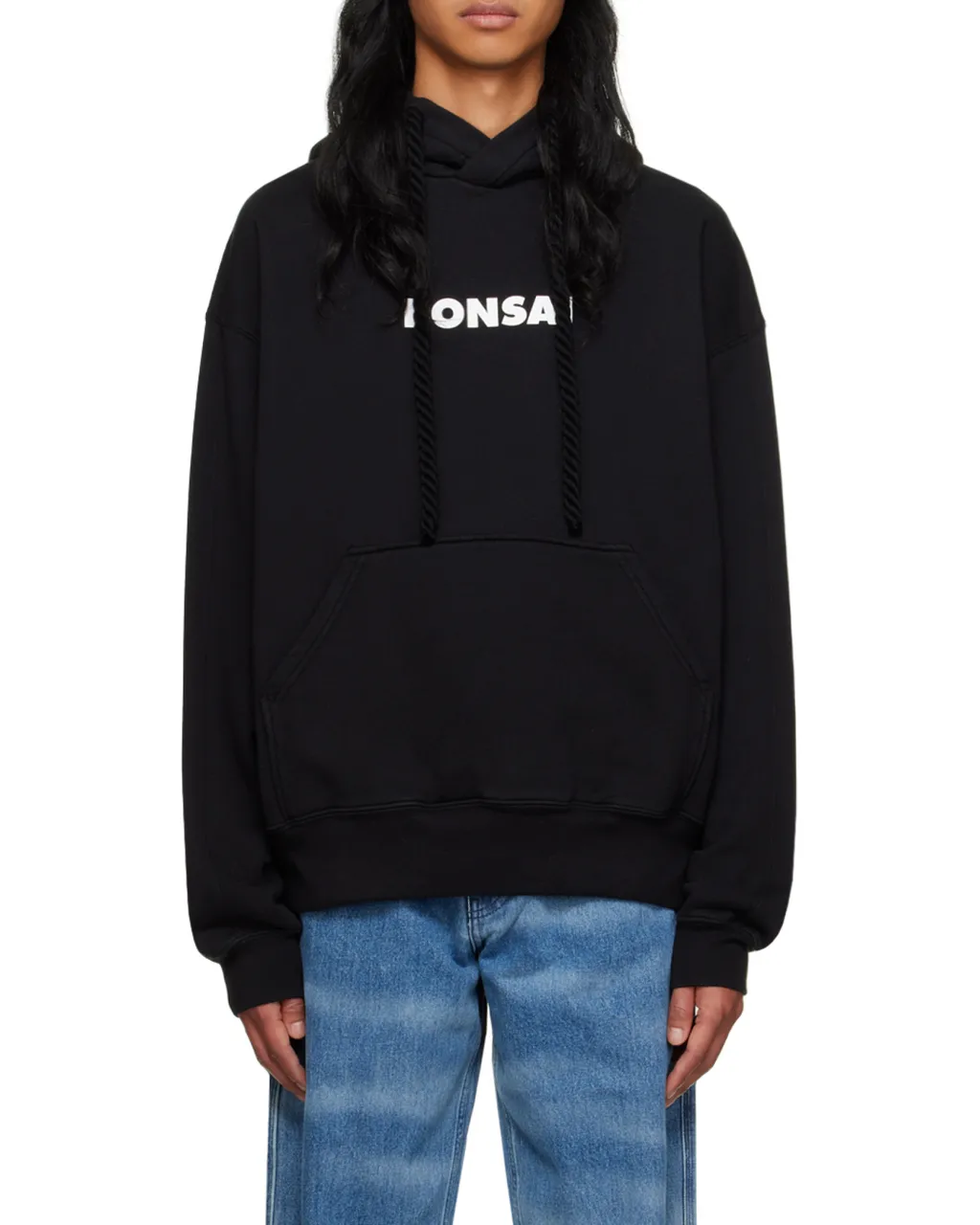 Box Logo-Print Cotton Hoodie