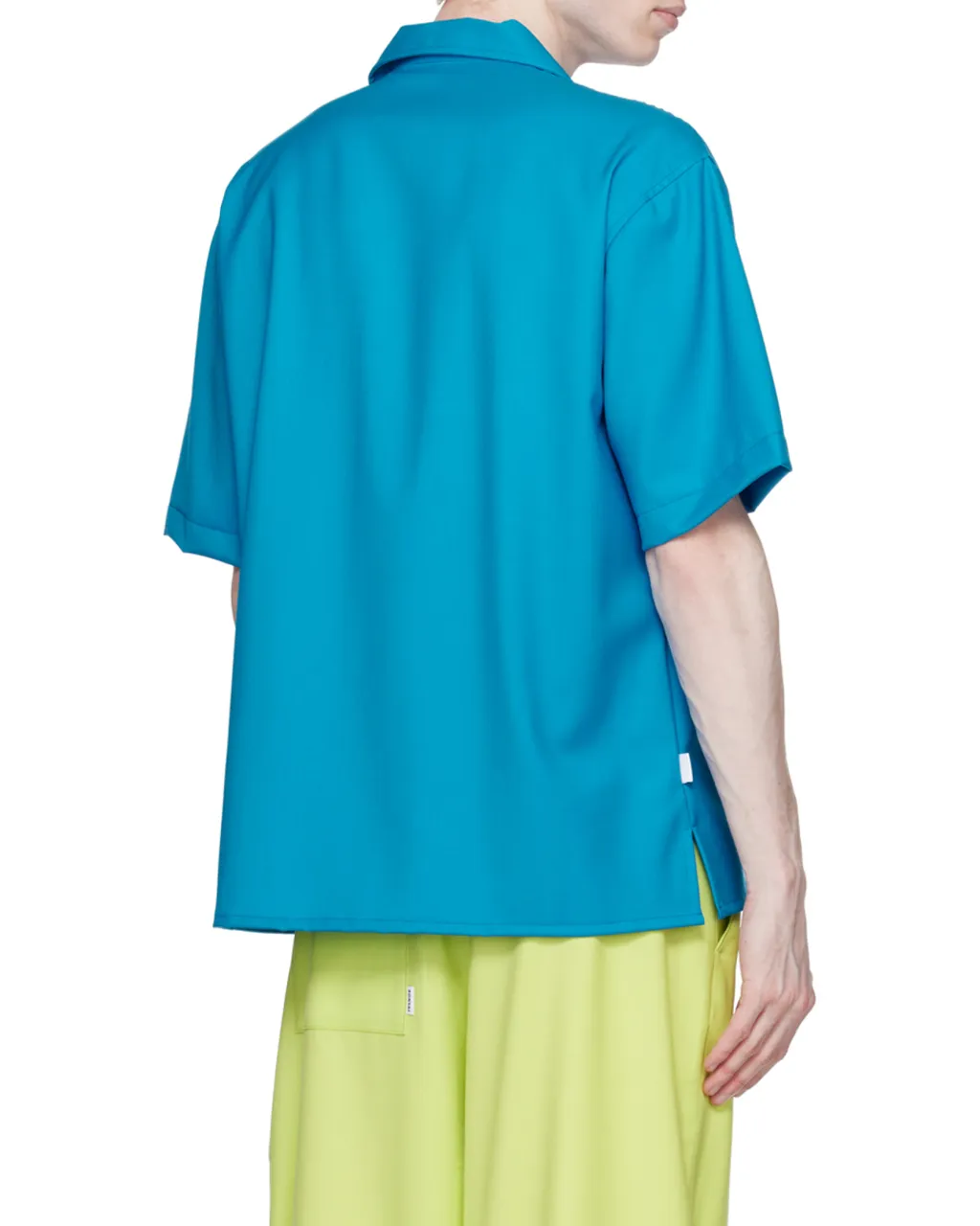 Camp-Collar Short-Sleeve Shirt