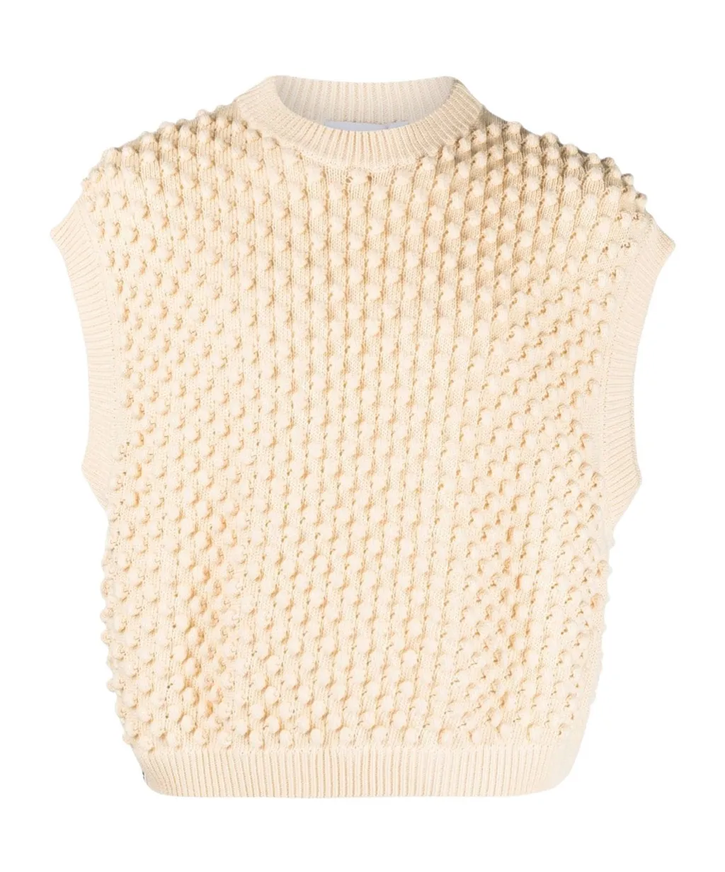 Chunky-Knit Sleeveless Jumper