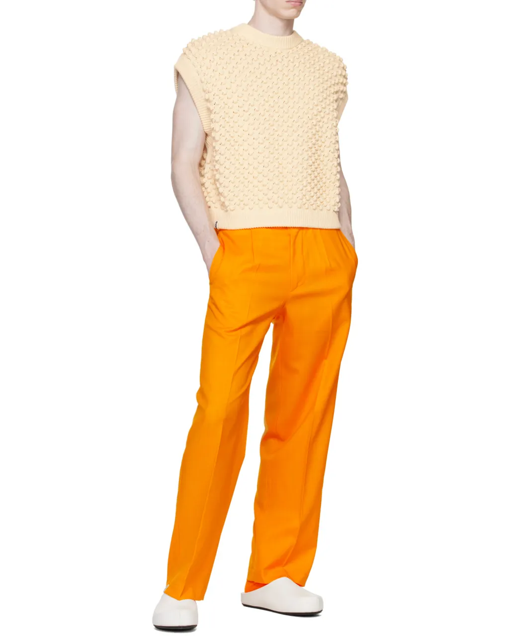 Chunky-Knit Sleeveless Jumper