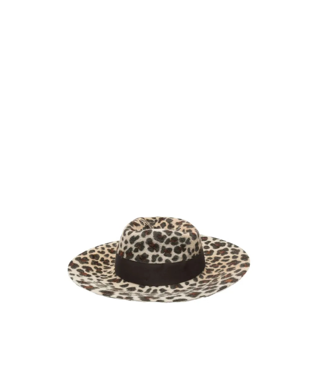 Leopard-Print Hat