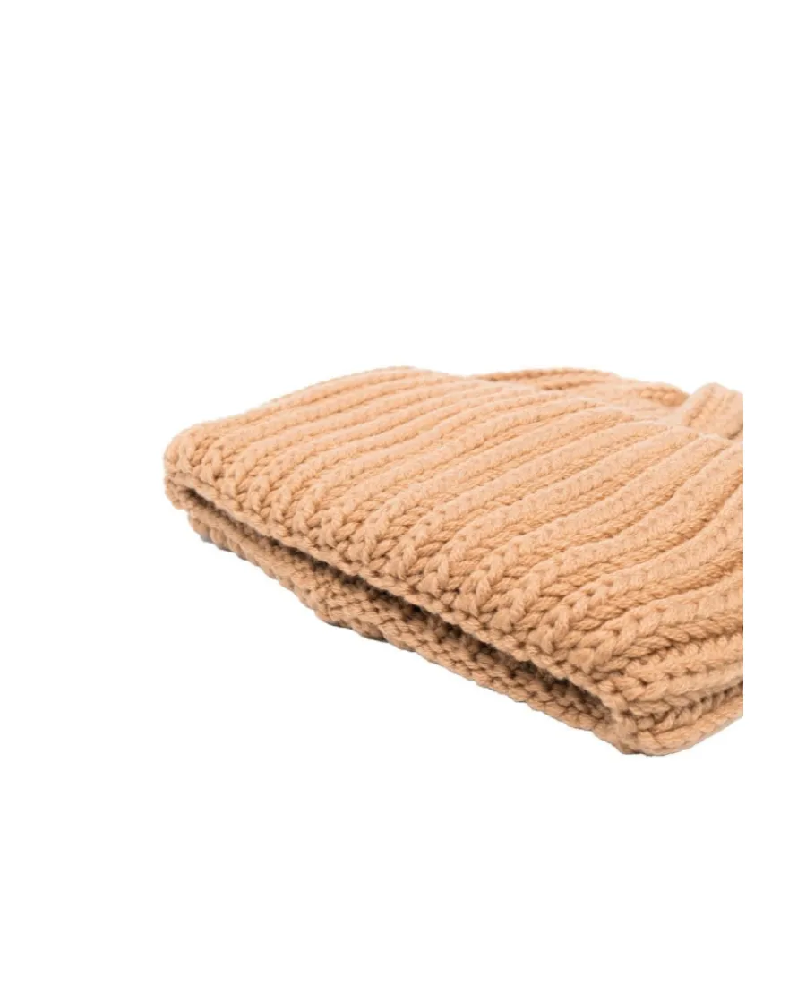 Ribbed Virgin Wool Beanie
