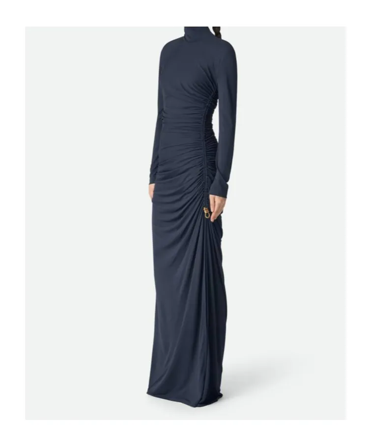 Crepe Viscose Jersey Dress