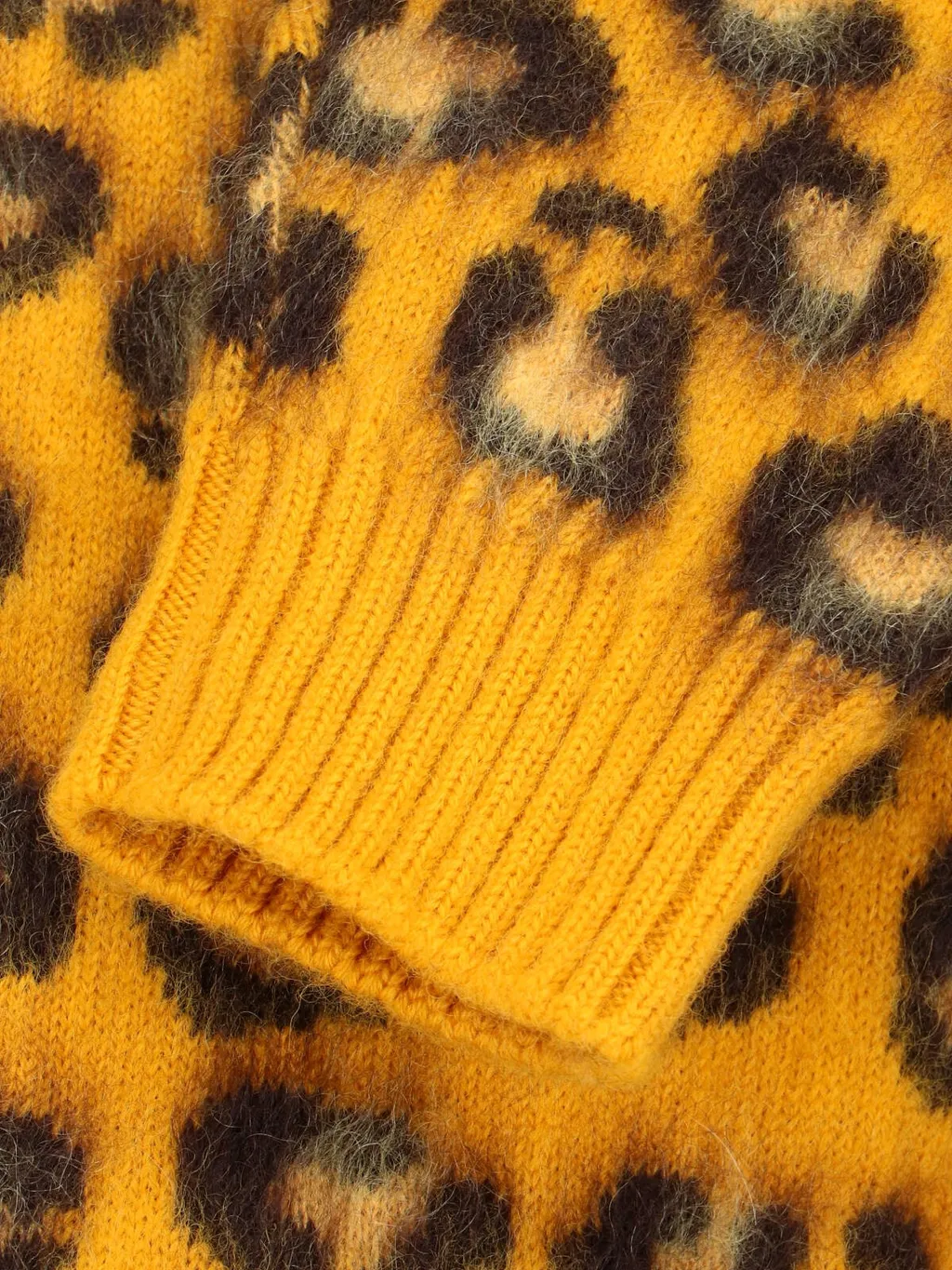 Leopard Printed Crewneck Jumper