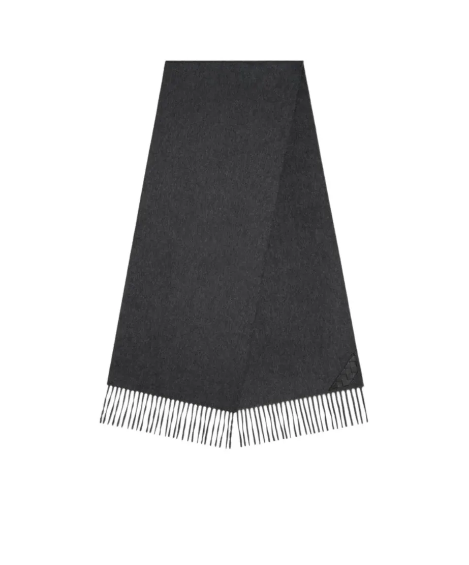Intrecciato Patch Fringed Scarf