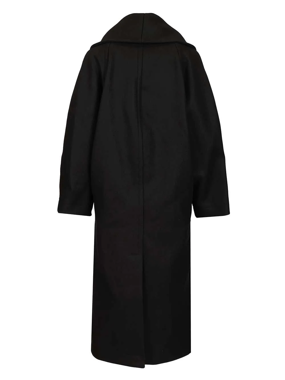 Double Breasted Felt Coat
