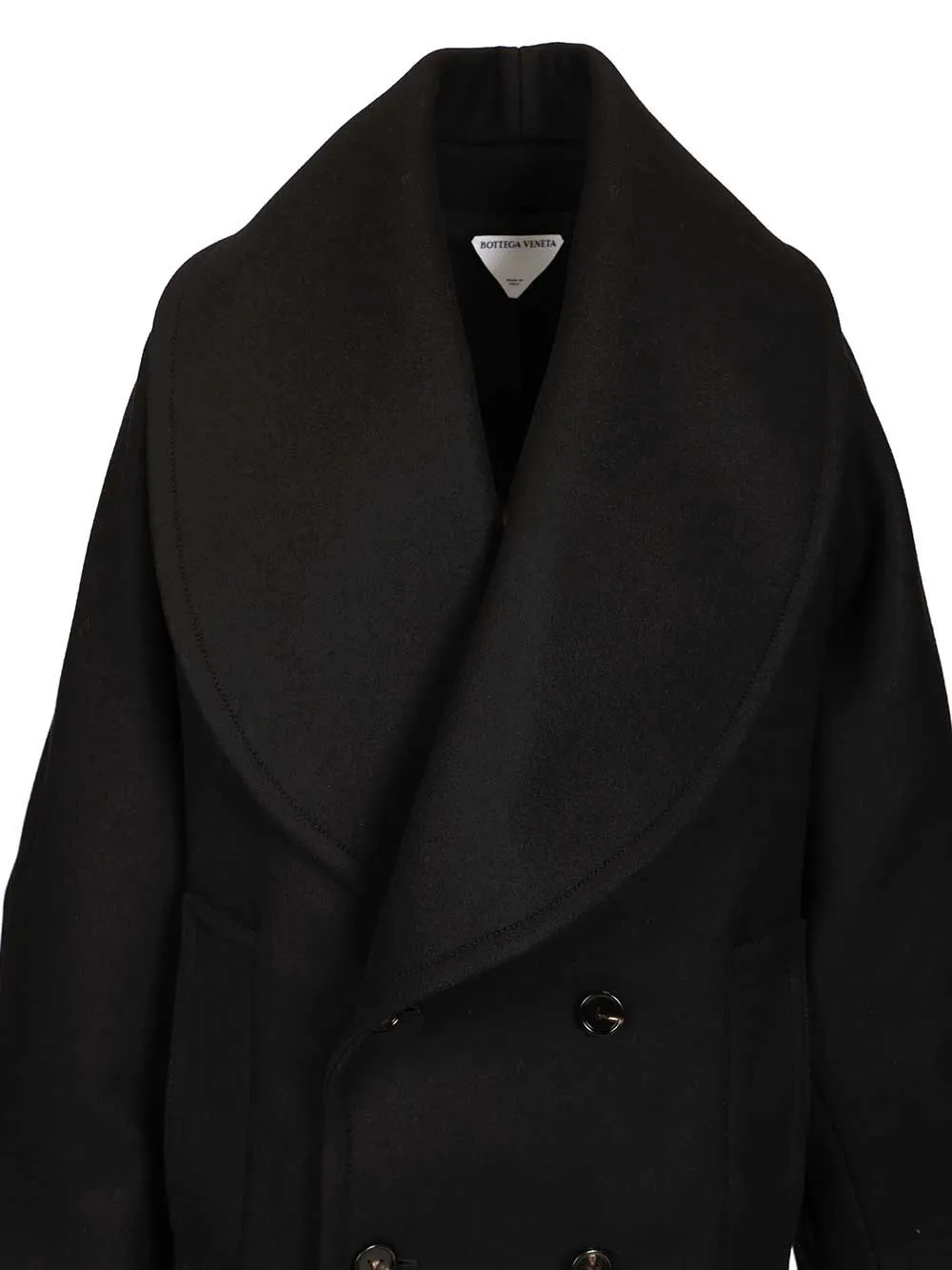 Double Breasted Felt Coat