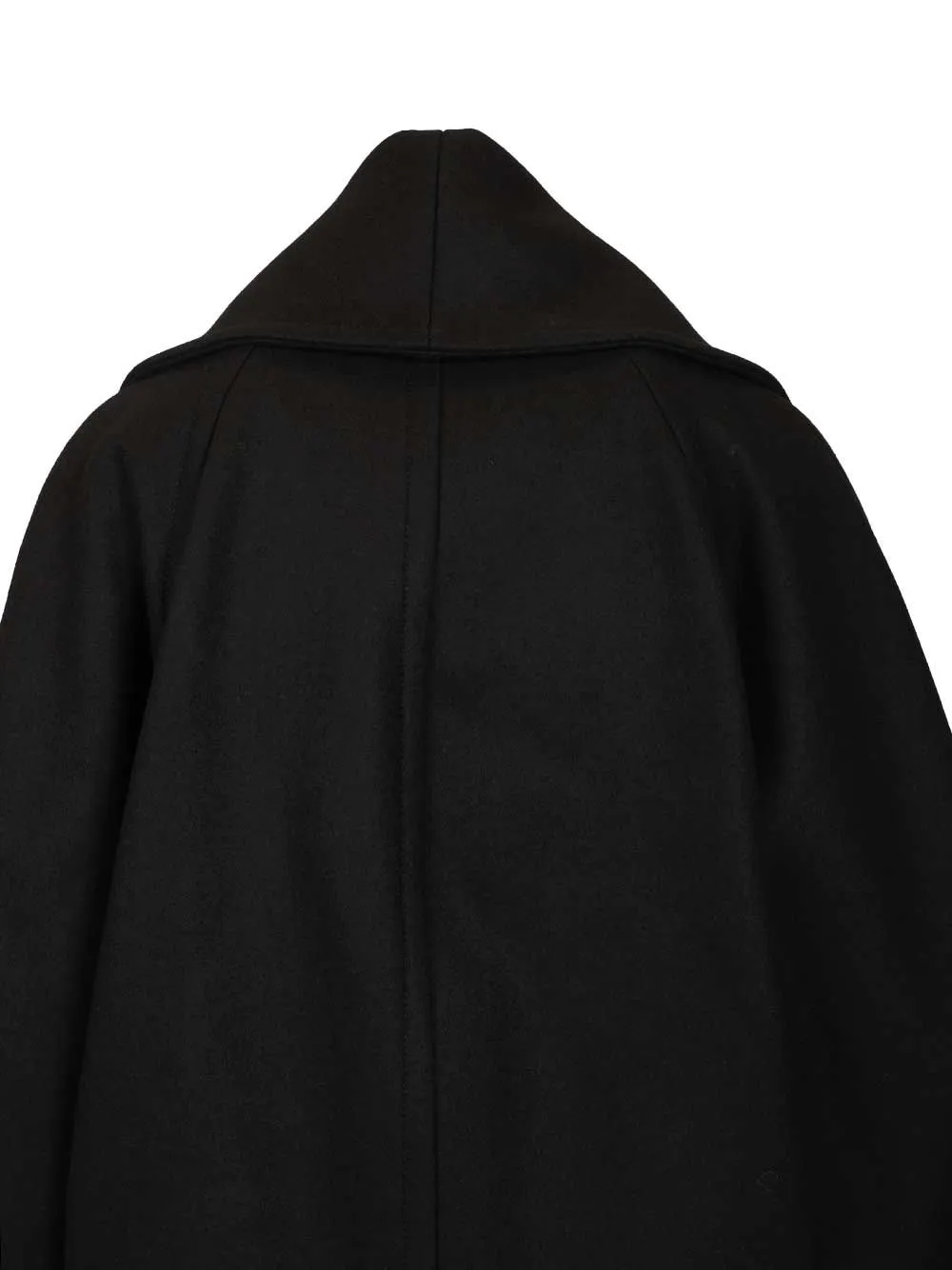 Double Breasted Felt Coat