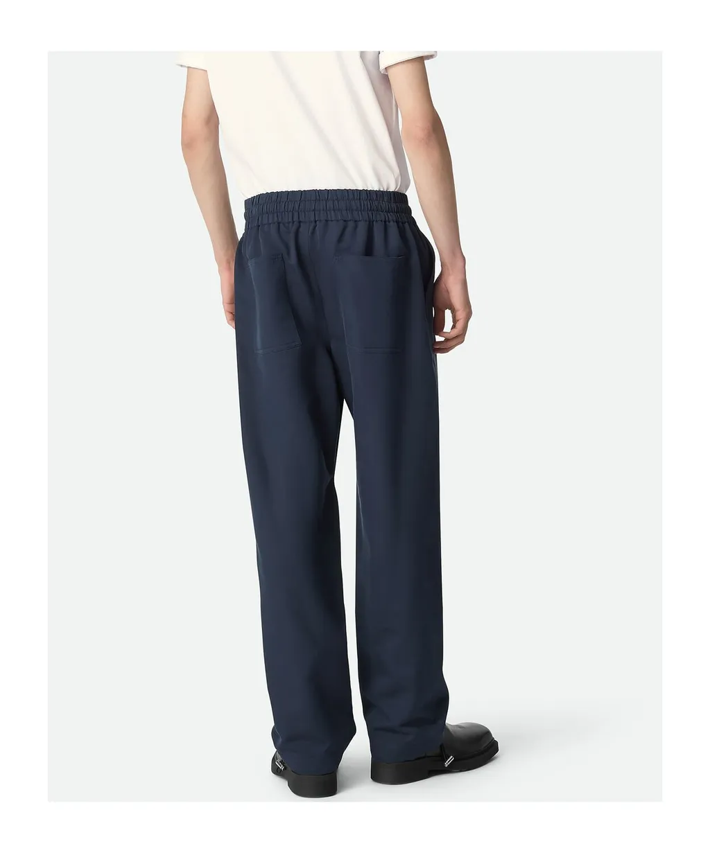 Silk And Cotton Twill Pants