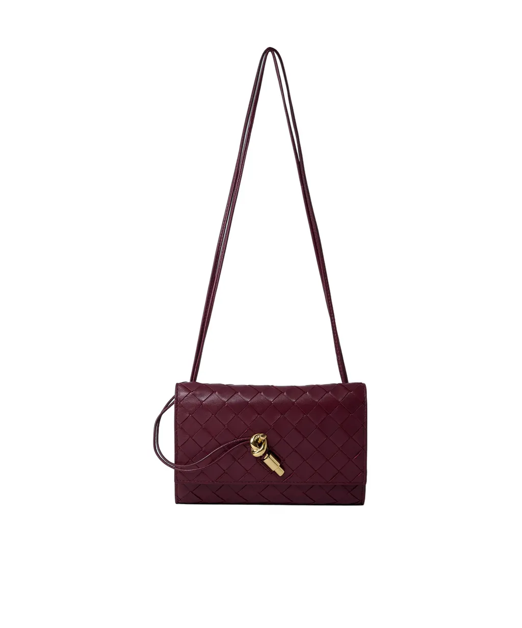Andiamo Woven Shoulder Bag