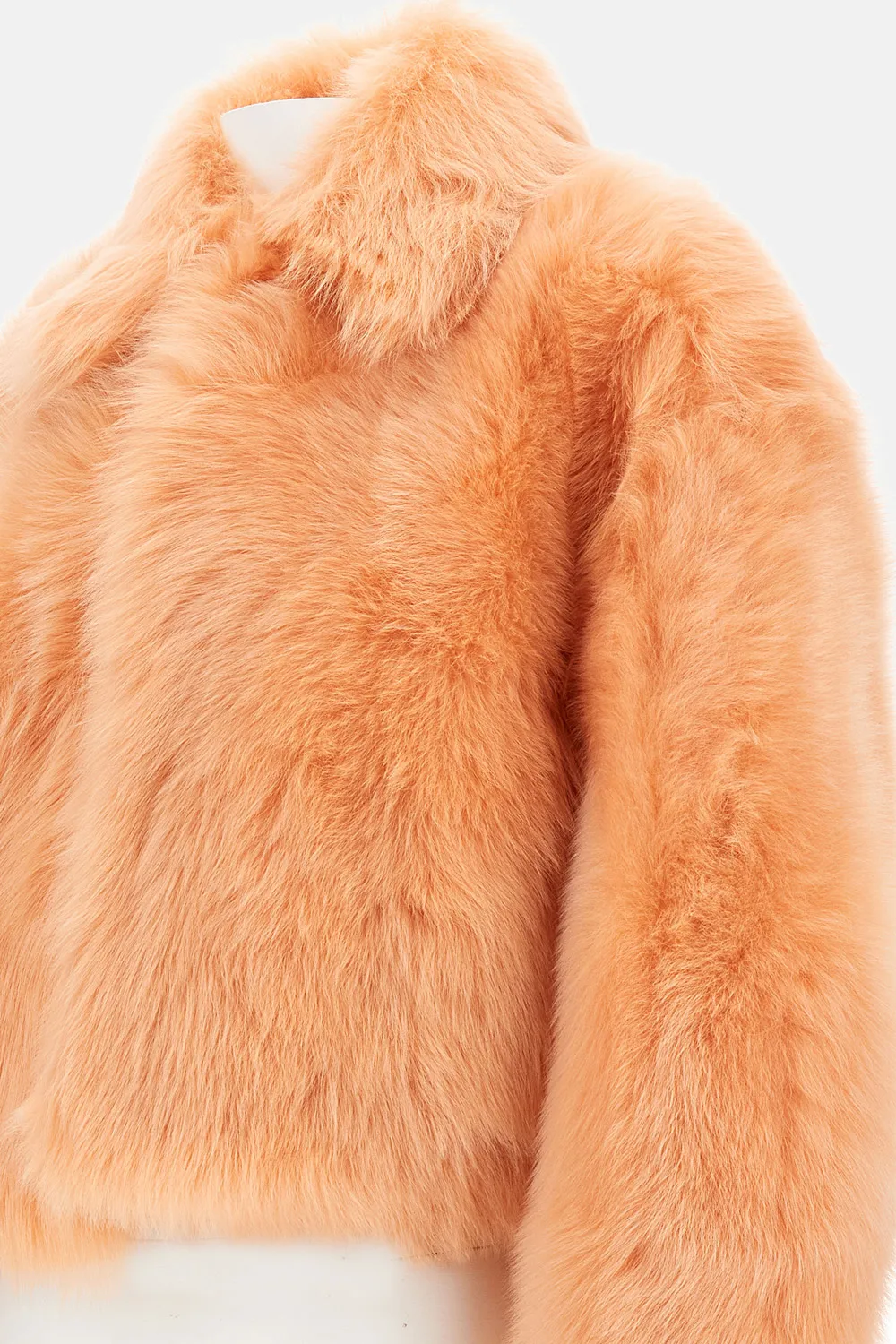 Long-Sleeved Fur Coat