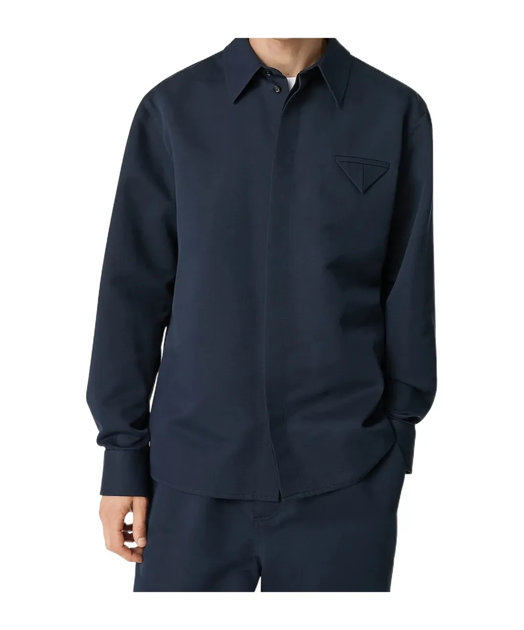 Silk And Cotton Twill Shirt
