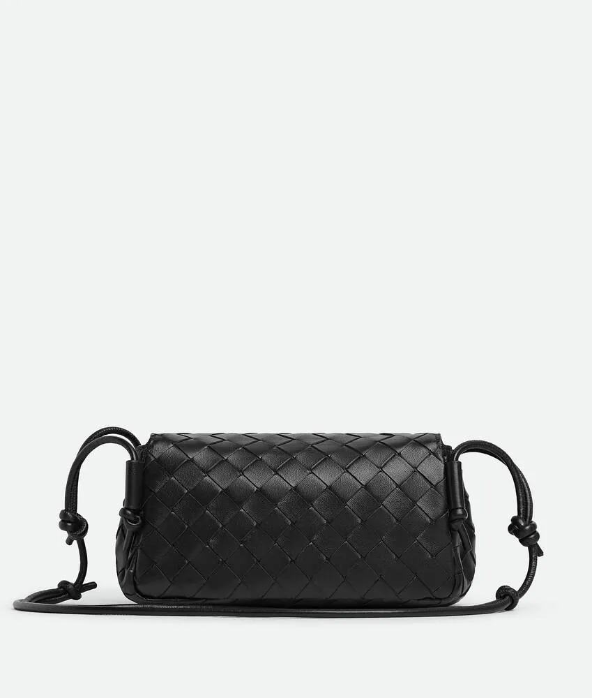 Notturno Intreciato Napa Leather Clutch Bag