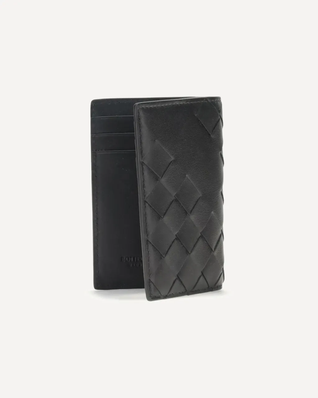 Intrecciato Flap Card Case