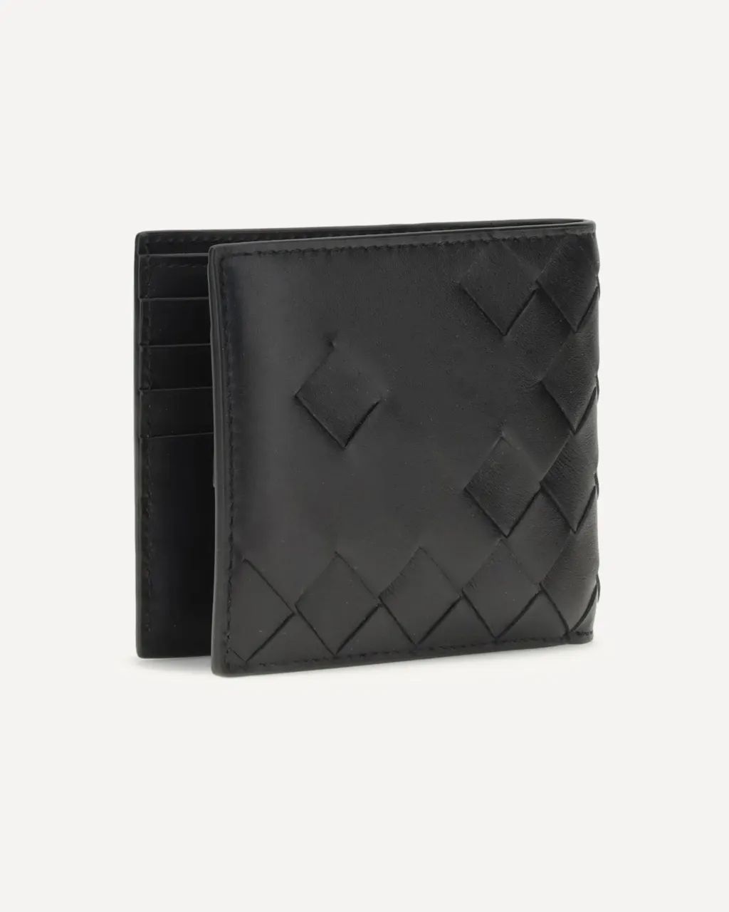 Intrecciato Bi-Fold Wallet With Coin Purse