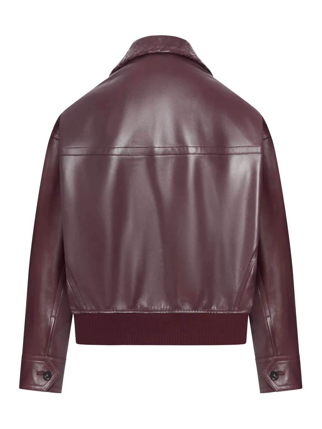 Regular Fit Leather Blouson