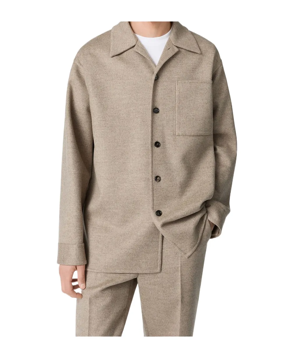 Wool And Cashmere Overshirt