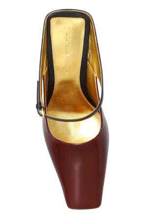 Square-Toed High-Heeled Sandals