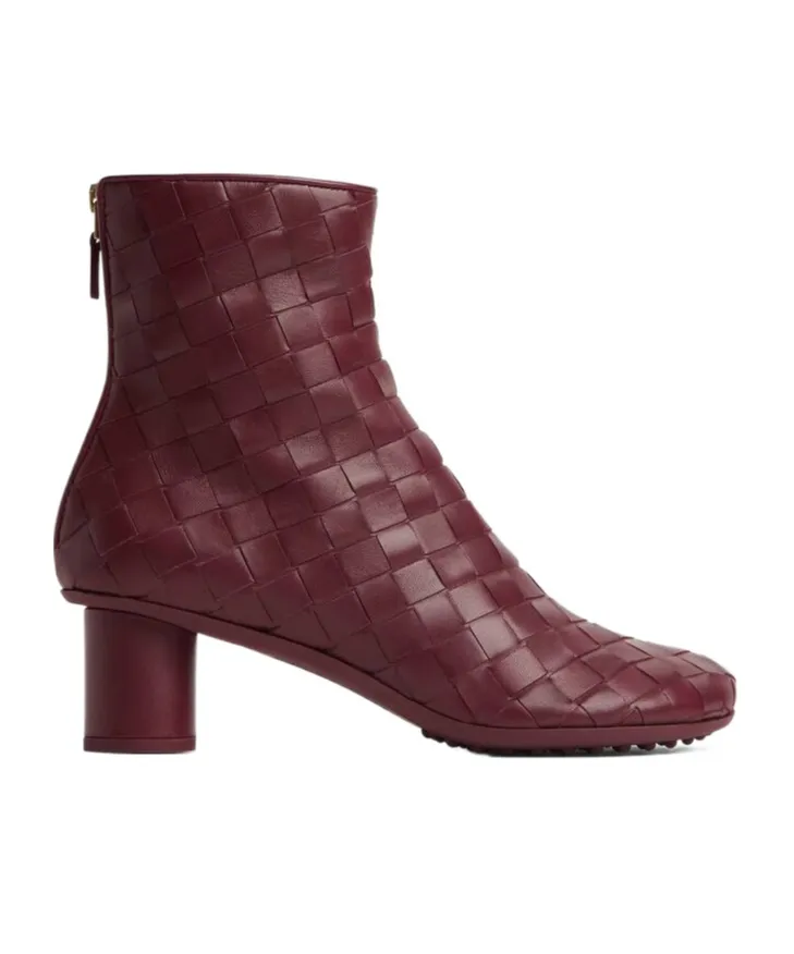 Intrecciato Ankle Boots