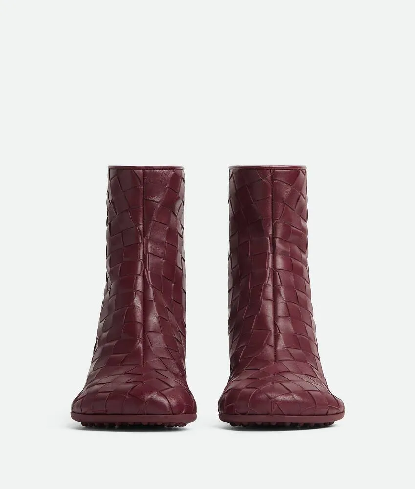 Intrecciato Ankle Boots