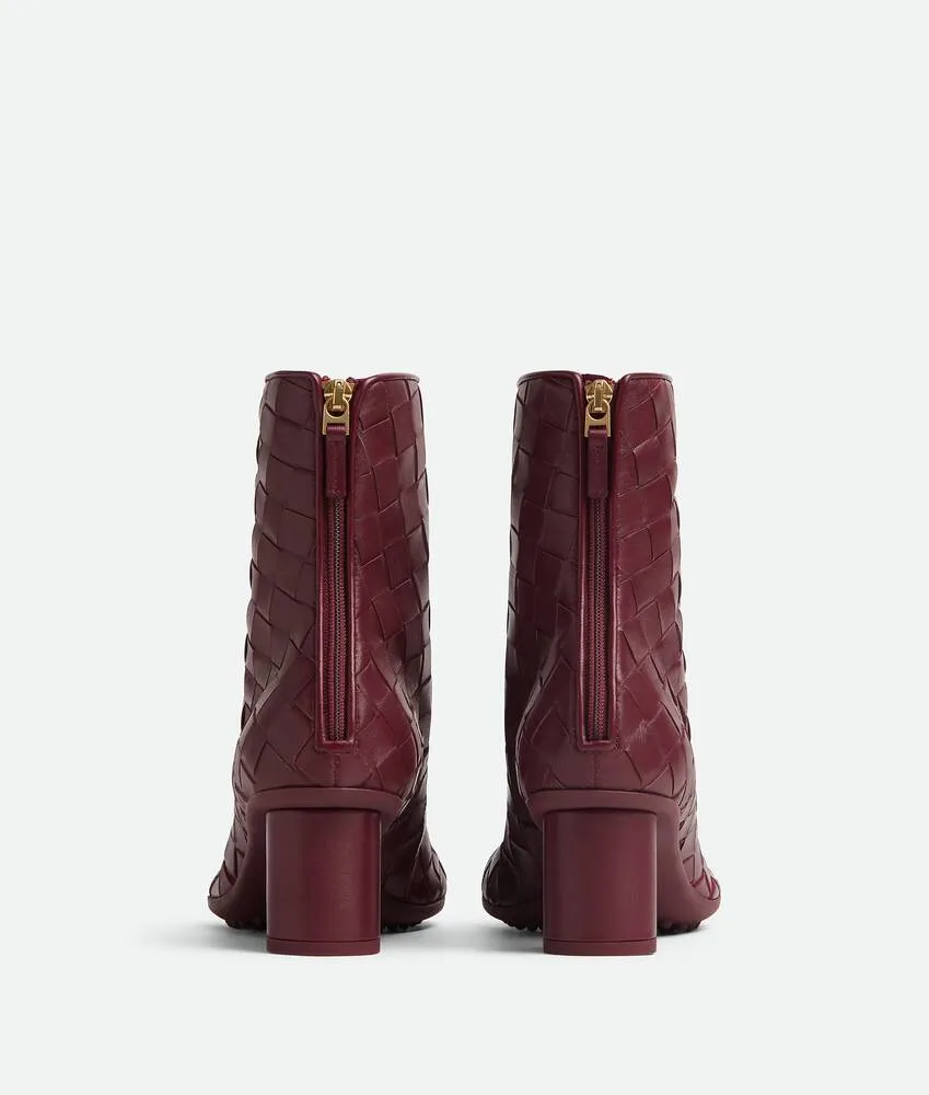 Intrecciato Ankle Boots