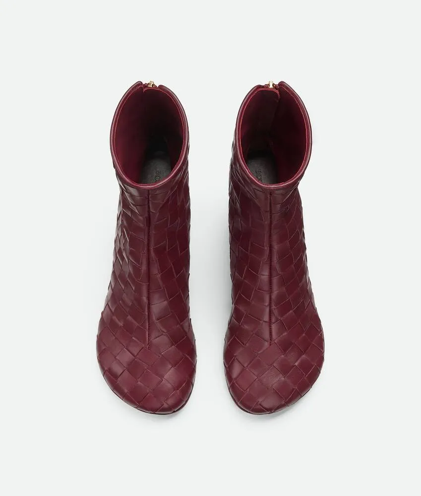 Intrecciato Ankle Boots