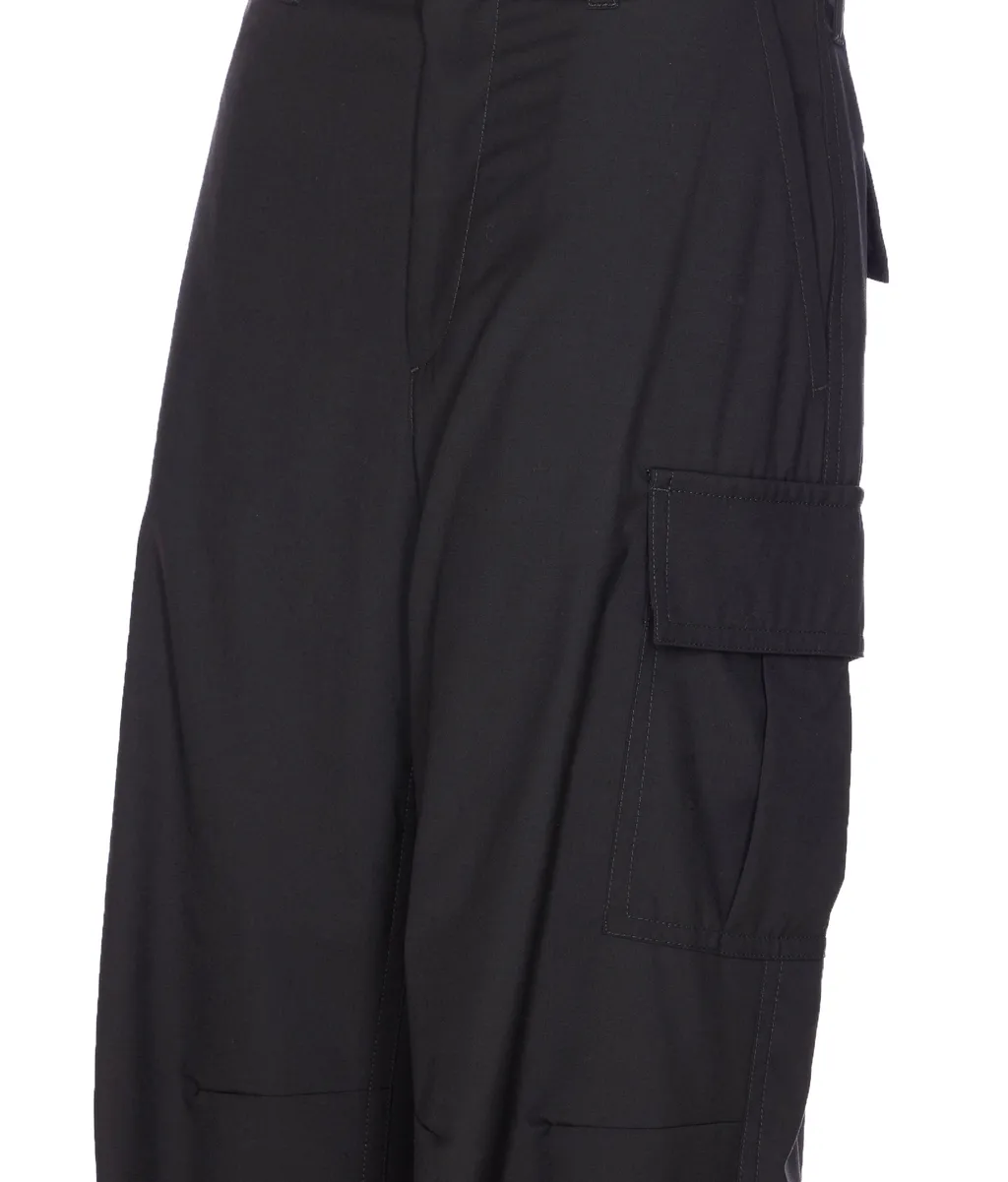 Fine Wool Cargo Pants