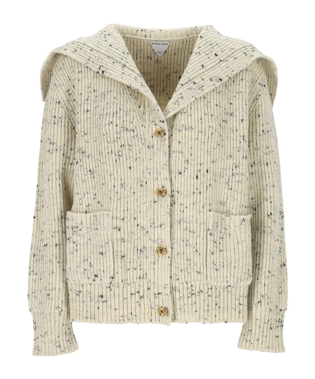 Wool English Rib Cardigan