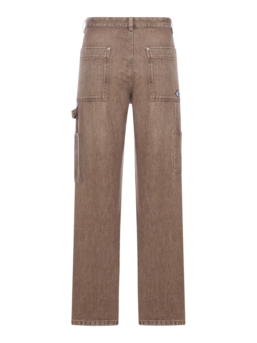 Washed Denim Trousers