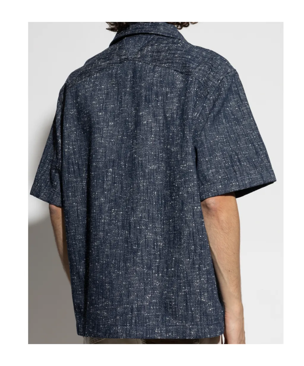 Lapel Short-Sleeved Shirt