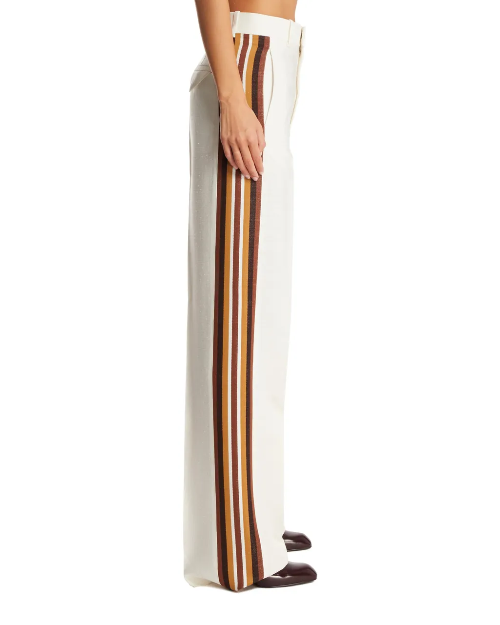 Stripe Detailed Tailored Trousers