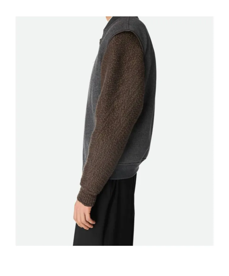 Double Face Zipped Gilet
