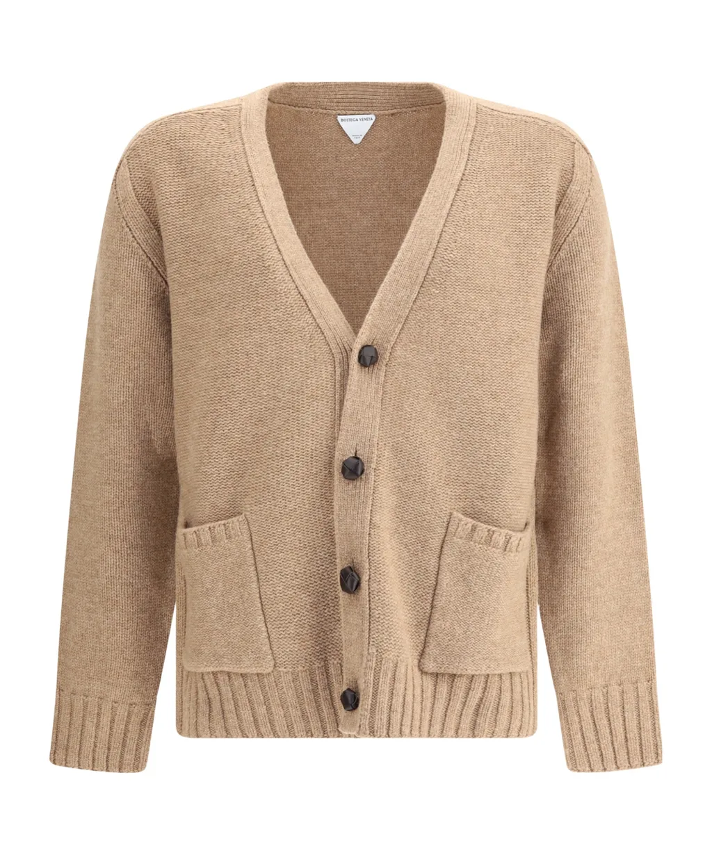 V-Neck Knitted Cardigan
