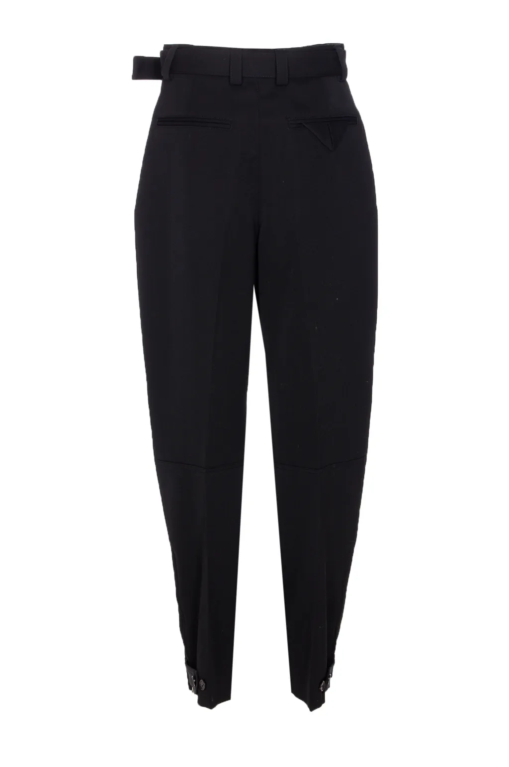 Belted Waist Tailored Trousers