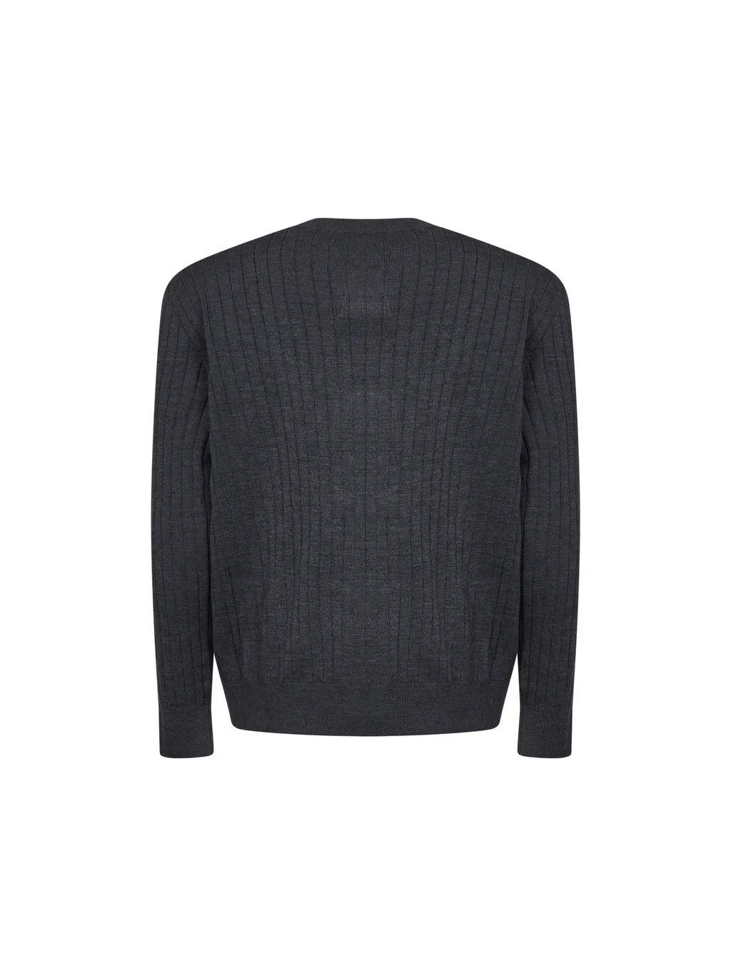 Long Sleeved Crewneck Cardigan